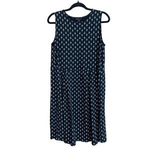 J. Jill Wearever Collection Women's Shift Dress Size M Black Sleeveless Pullover